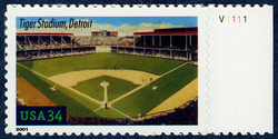 Tiger Stadium - Detroit United States Postage Stamp | Baseball - Legendary Playing Fields