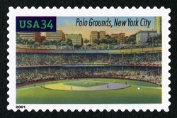 Polo Grounds - New York City United States Postage Stamp | Baseball - Legendary Playing Fields