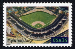 Wrigley Field - Chicago United States Postage Stamp | Baseball - Legendary Playing Fields