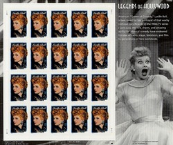 Lucille Ball United States Postage Stamp | Legends of Hollywood