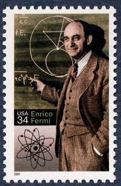 Enrico Fermi United States Postage Stamp
