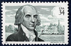 James Madison United States Postage Stamp