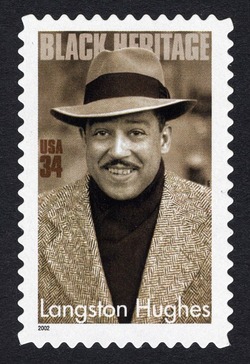 Langston Hughes United States Postage Stamp | Black Heritage