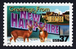 Greetings From New Hampshire United States Postage Stamp | Greetings From America