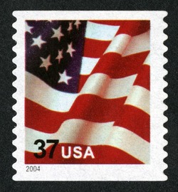 Flag - 2004 Date United States Postage Stamp
