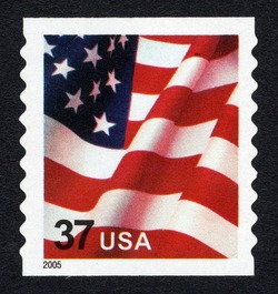 Flag - 2005 Date United States Postage Stamp