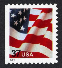 Flag - 2004 Date - Booklet Single United States Postage Stamp