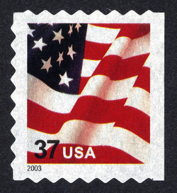 Flag - 2003 Date - Booklet Single - Perf 8 United States Postage Stamp