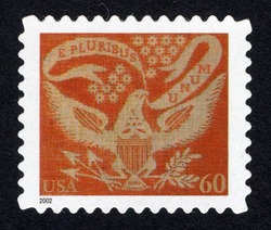 Coverlet Eagle United States Postage Stamp
