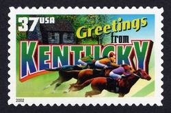 Greetings From Kentucky United States Postage Stamp | Greetings From America