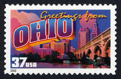 Greetings From Ohio United States Postage Stamp | Greetings From America