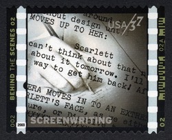 Screenwriting United States Postage Stamp | American Filmmaking - Behind the Scenes