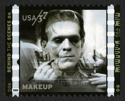 Makeup United States Postage Stamp | American Filmmaking - Behind the Scenes