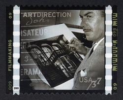 Art Direction United States Postage Stamp | American Filmmaking - Behind the Scenes