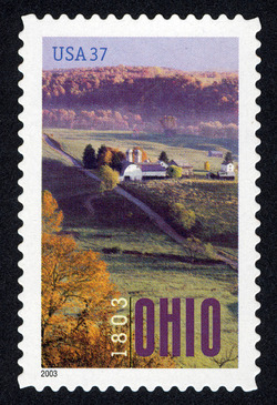 Ohio Statehood United States Postage Stamp
