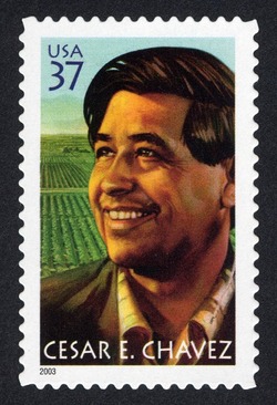 Cesar E. Chavez United States Postage Stamp