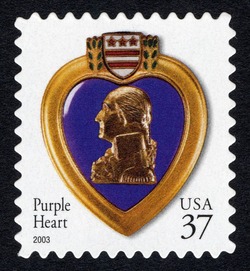 Purple Heart - Perf 11.25 X 10.75 United States Postage Stamp