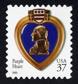 Purple Heart - Perf 10.75 X 10.25 United States Postage Stamp