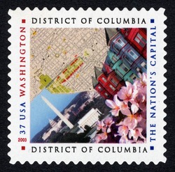 District of Columbia United States Postage Stamp