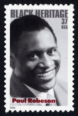 Paul Robeson United States Postage Stamp | Black Heritage