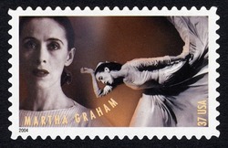 Martha Graham United States Postage Stamp | American Choreographers