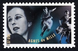 Agnes De Mille United States Postage Stamp | American Choreographers