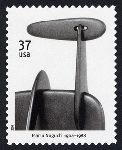 Figure United States Postage Stamp | Isamu Noguchi Sculptures