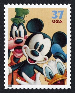 Goofy - Mickey - Donald United States Postage Stamp | Disney Characters