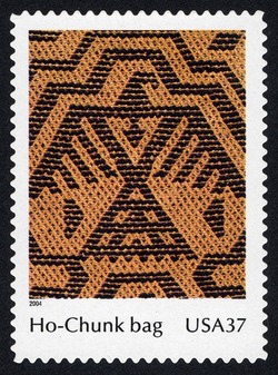 Ho-Chunk Bag United States Postage Stamp | Art of the American Indian