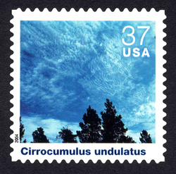 Cirrocumulus Undulatus United States Postage Stamp | Cloudscapes