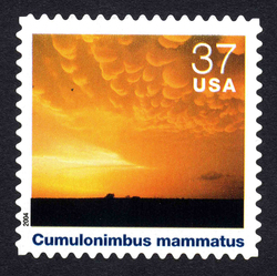Cumulonimbus Mammatus United States Postage Stamp | Cloudscapes