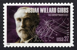 Josiah Willard Gibbs - Thermodynamicist United States Postage Stamp | American Scientists