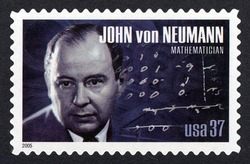 John Von Neumann - Mathematician United States Postage Stamp | American Scientists