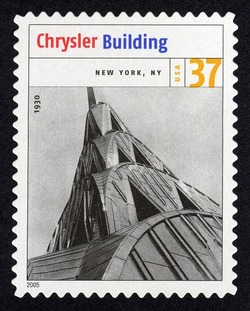 Chrysler Building United States Postage Stamp | Masterworks of Modern American Architecture