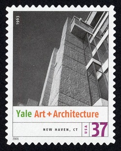 Yale Art and Architecture United States Postage Stamp | Masterworks of Modern American Architecture