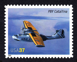 Consolidated PBY Catalina United States Postage Stamp | American Advances in Aviation