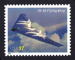 Northrop YB-49 Flying Wing United States Postage Stamp | American Advances in Aviation