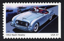 1952 Nash Healey United States Postage Stamp | 1950s Sporty Cars