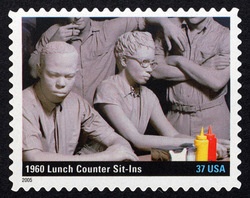 1960 Lunch Counter Sit-Ins United States Postage Stamp | To Form a More Perfect Union