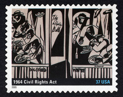 1964 Civil Rights Act United States Postage Stamp | To Form a More Perfect Union