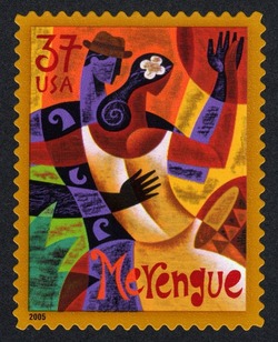Merengue United States Postage Stamp | Let's Dance