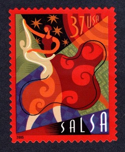 Salsa United States Postage Stamp | Let's Dance