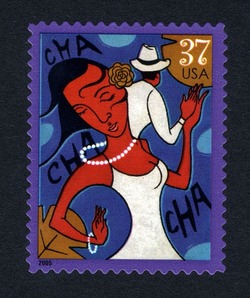 Cha Cha Cha United States Postage Stamp | Let's Dance