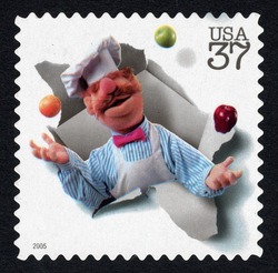 The Swedish Chef United States Postage Stamp | Jim Henson - The Man Behind The Muppets