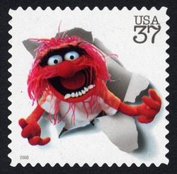 Animal United States Postage Stamp | Jim Henson - The Man Behind The Muppets