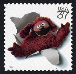 Rowlf the Dog United States Postage Stamp | Jim Henson - The Man Behind The Muppets