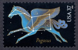 Pegasus United States Postage Stamp | Constellations