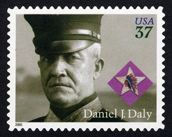 Daniel J. Daly United States Postage Stamp | Distinguished Marines