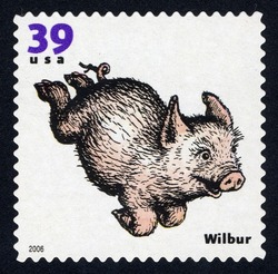 Wilbur United States Postage Stamp | Children's Book Animals