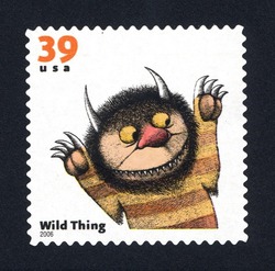 Wild Thing United States Postage Stamp | Children's Book Animals